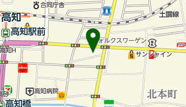 レクサス高知の地図画像