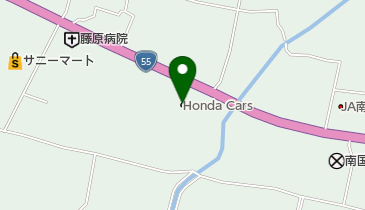 Honda Cars南国南国店の地図画像