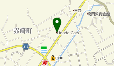 Honda Cars須崎須崎店の地図画像