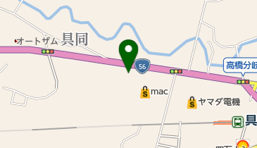 Honda Cars中央高知四万十店の地図画像