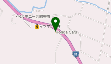 Honda Cars高知野市店の地図画像