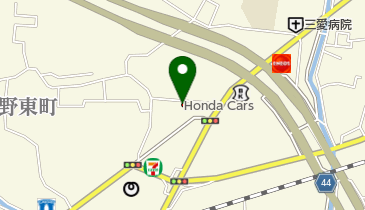 Honda Cars高知一宮店の地図画像
