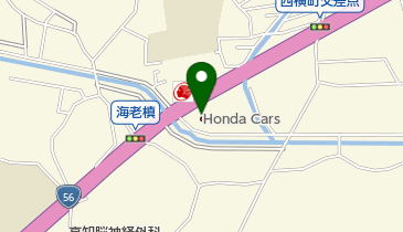 Honda Cars中央高知土佐道路店の地図画像