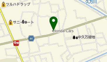 Honda Cars中央高知万々店の地図画像