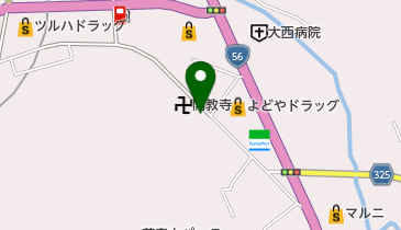 スバルショップ四万十市川モータースの地図画像