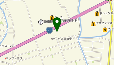 スバル中四国高知東店の地図画像