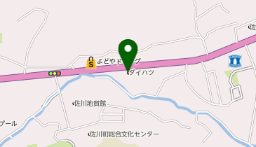 高知ダイハツ販売佐川店の地図画像