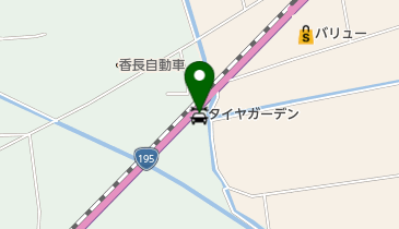 タイヤガーデン松本の地図画像