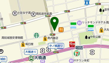 銀だこハイボール酒場高知店の地図画像