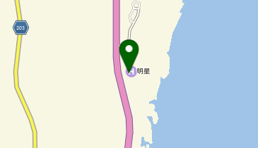 ホテル明星の地図画像