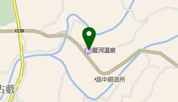 龍河温泉の地図画像