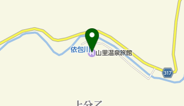 山里温泉旅館の地図画像