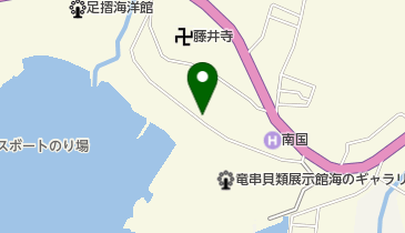 民宿竜串苑の地図画像