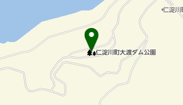 仁淀川町大渡ダム公園の地図画像