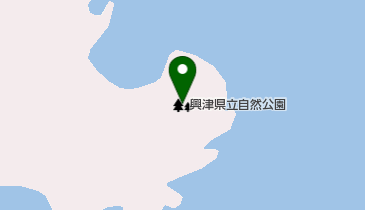 興津県立自然公園の地図画像