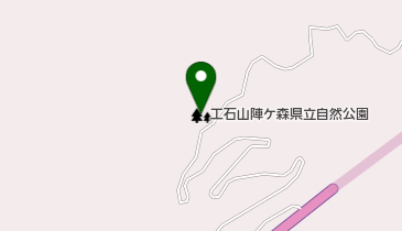 工石山陣ケ森県立自然公園の地図画像