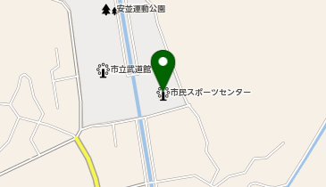 市民スポーツセンターの地図画像