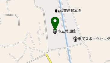 四万十市立武道館の地図画像