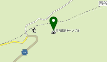 天狗高原キャンプ場の地図画像
