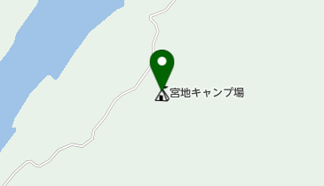 宮地キャンプ場の地図画像