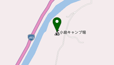 小島キャンプ場の地図画像