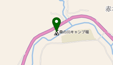 桑の川キャンプ場の地図画像