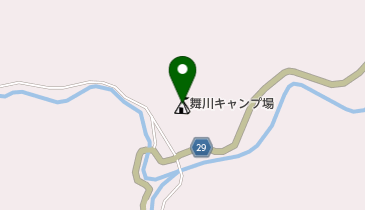 舞川キャンプ場の地図画像