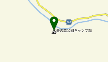 仁淀川町夢の森公園キャンプ場の地図画像