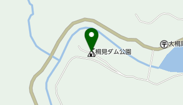 桐見ダム公園の地図画像
