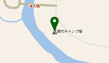 網代キャンプ場の地図画像