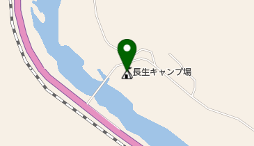 長生キャンプ場の地図画像