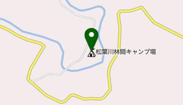 松葉川林間キャンプ場の地図画像