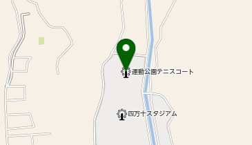 四万十市安並運動公園テニスコートの地図画像