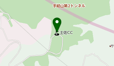 土佐カントリークラブの地図画像