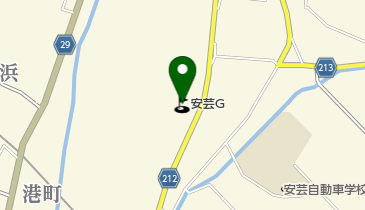 安芸ゴルフセンターの地図画像