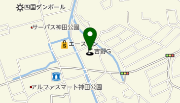 吉野ゴルフの地図画像