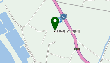 サテライト安田の地図画像