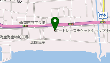 ボートレースチケットショップ土佐の地図画像