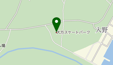 大方スケートパークの地図画像