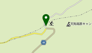 天狗高原自然休養村の地図画像