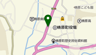 梼原町朝市の地図画像