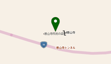 香山寺三重の塔展望台の地図画像