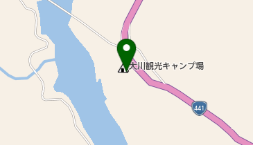 大川遊覧船 川下りの地図画像