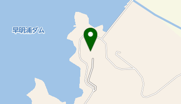 早明浦ダム展望台の地図画像