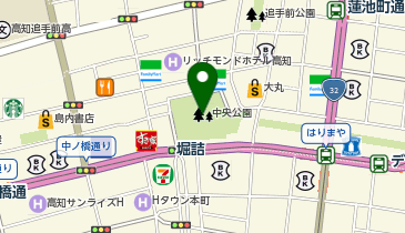 東洋電化中央公園の地図画像