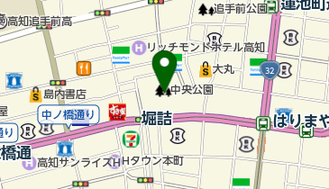 南国土佐皿鉢祭の地図画像