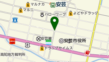 安芸タートルマラソン全国大会の地図画像