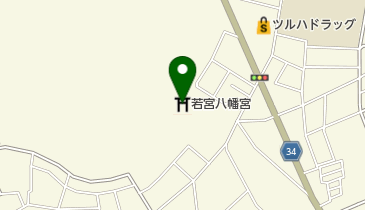 どろんこ祭りの地図画像