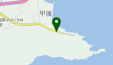 甲浦磯釣センターの地図画像