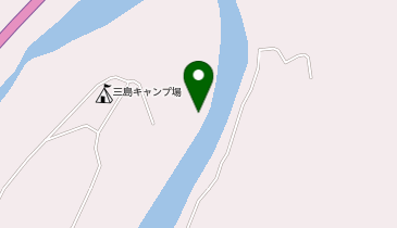四万十川三島渓流の地図画像